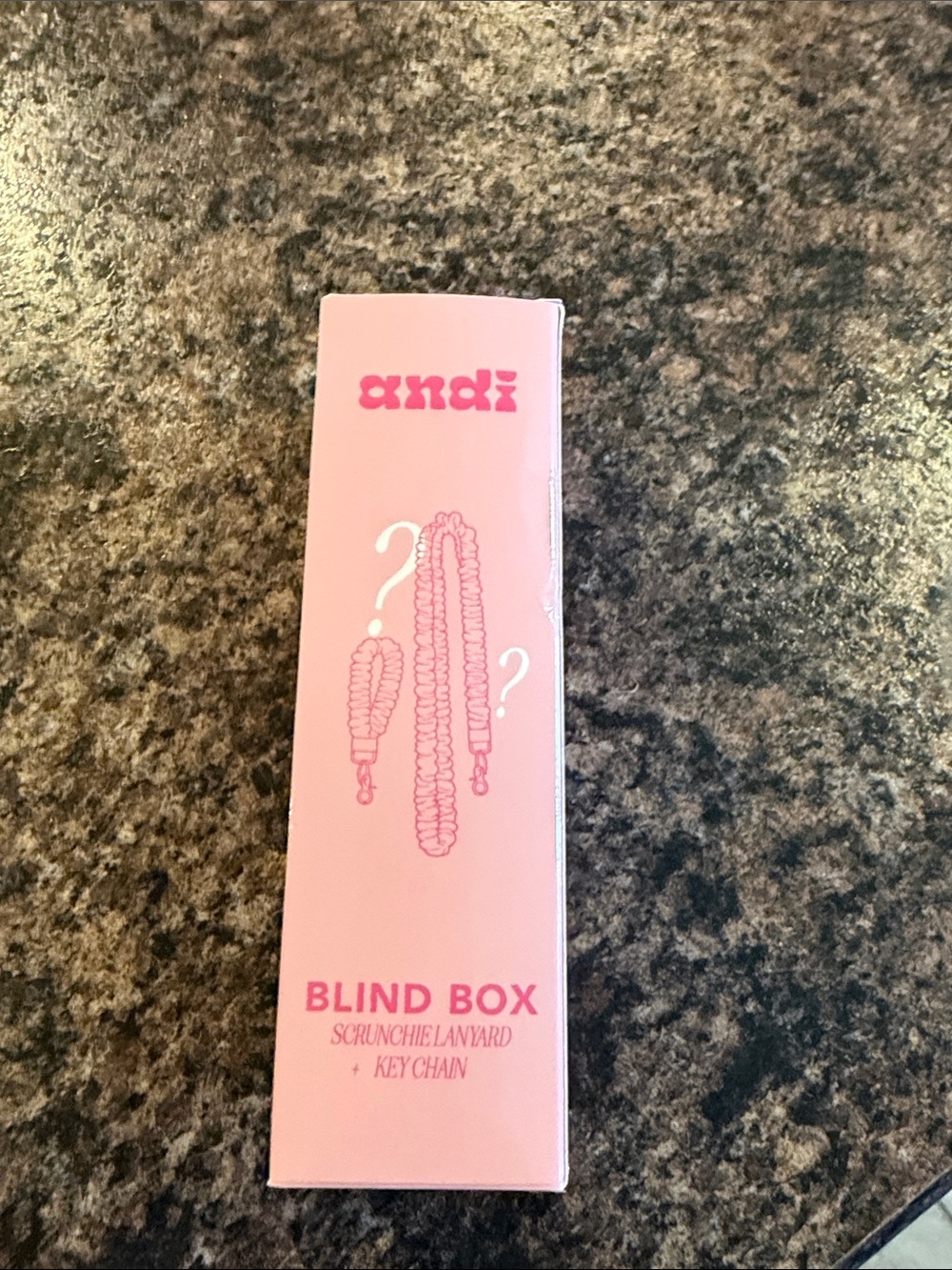 NWT Shop ANDI blind box with scrunchie lanyard and keychain